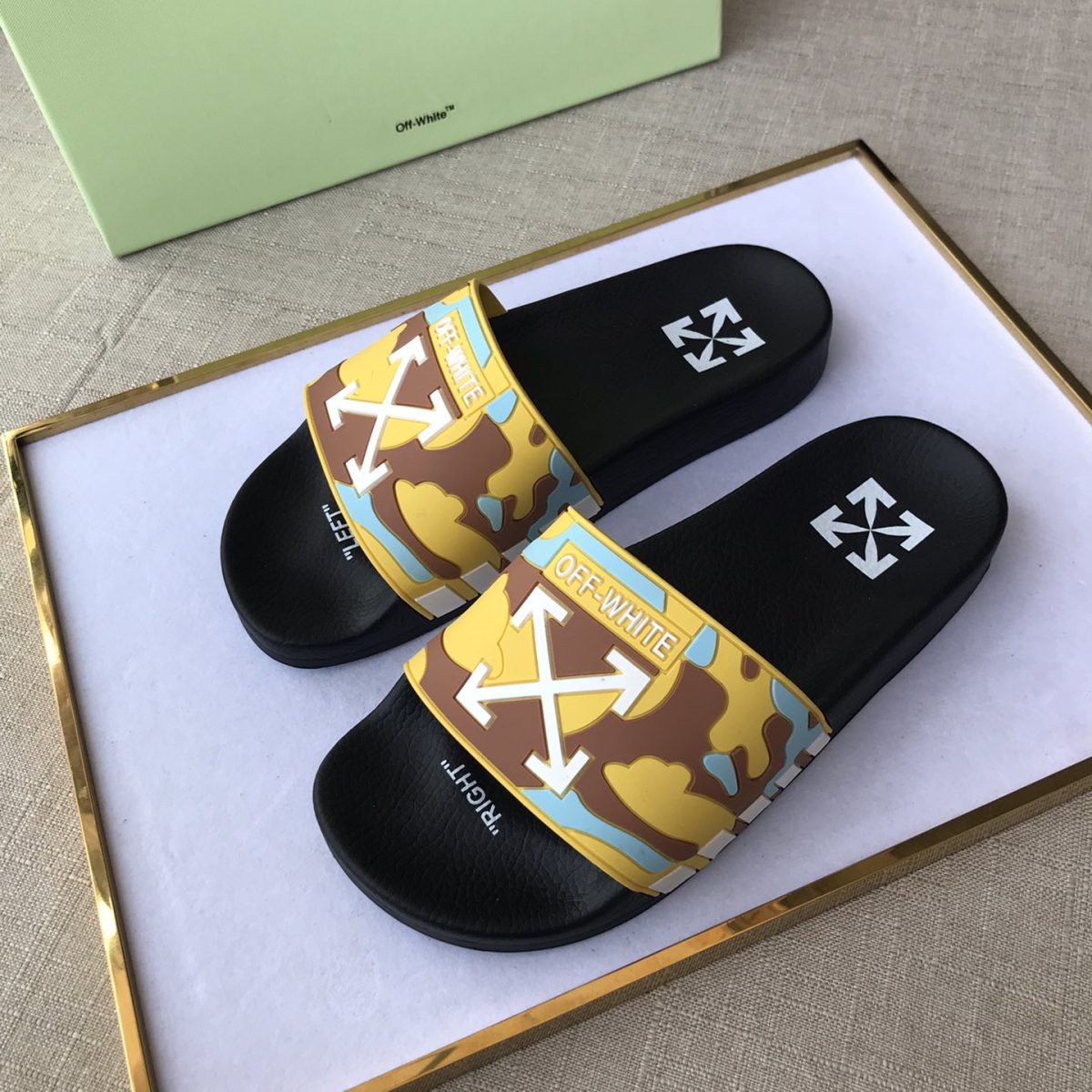 OFF White Mens Women Sandals Gr. 36-46 - Image 3