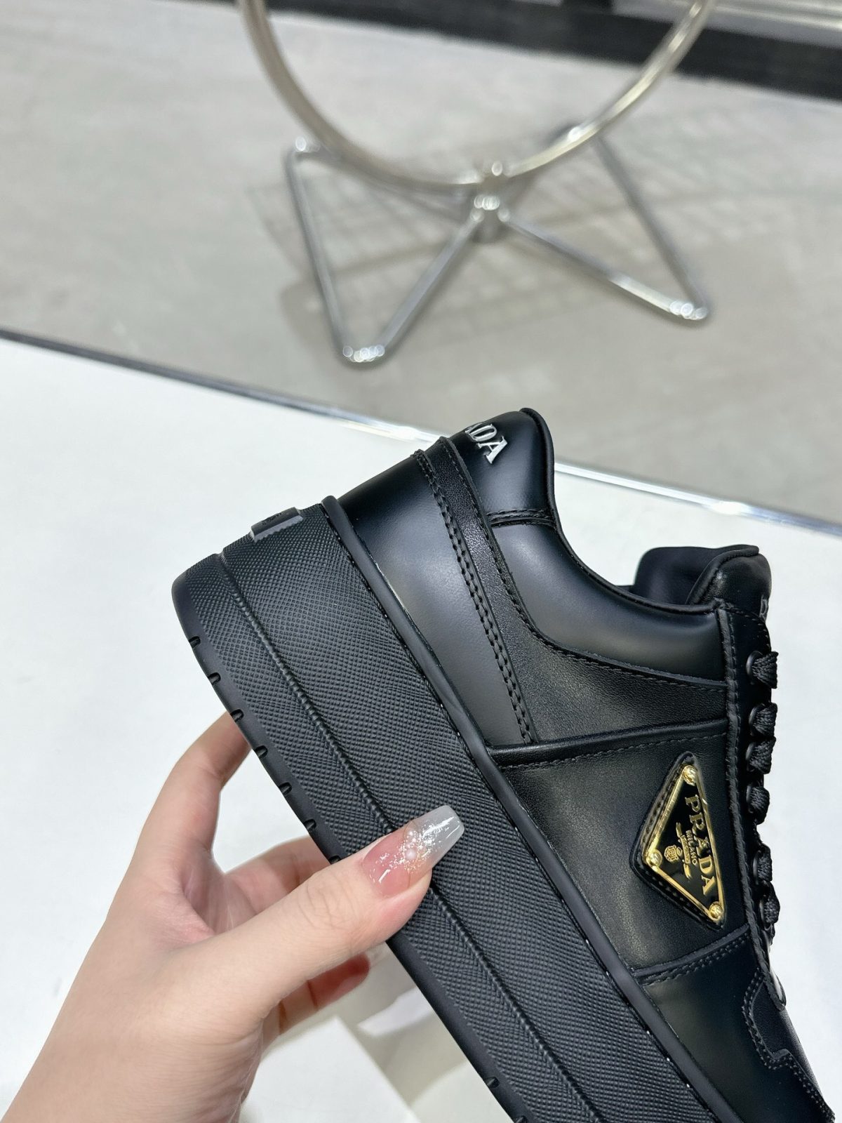 Prada 2024 New Downtown Bold leather sneaker Size 36-40 - Image 6