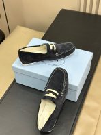 Prada Suede driving Shoes Loafers Size 36-41 - Image 3