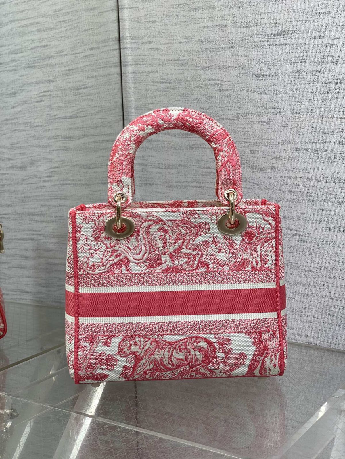 Dior Lady D-Lite Women Shoulder Bags Size 24*11*20cm - Image 5
