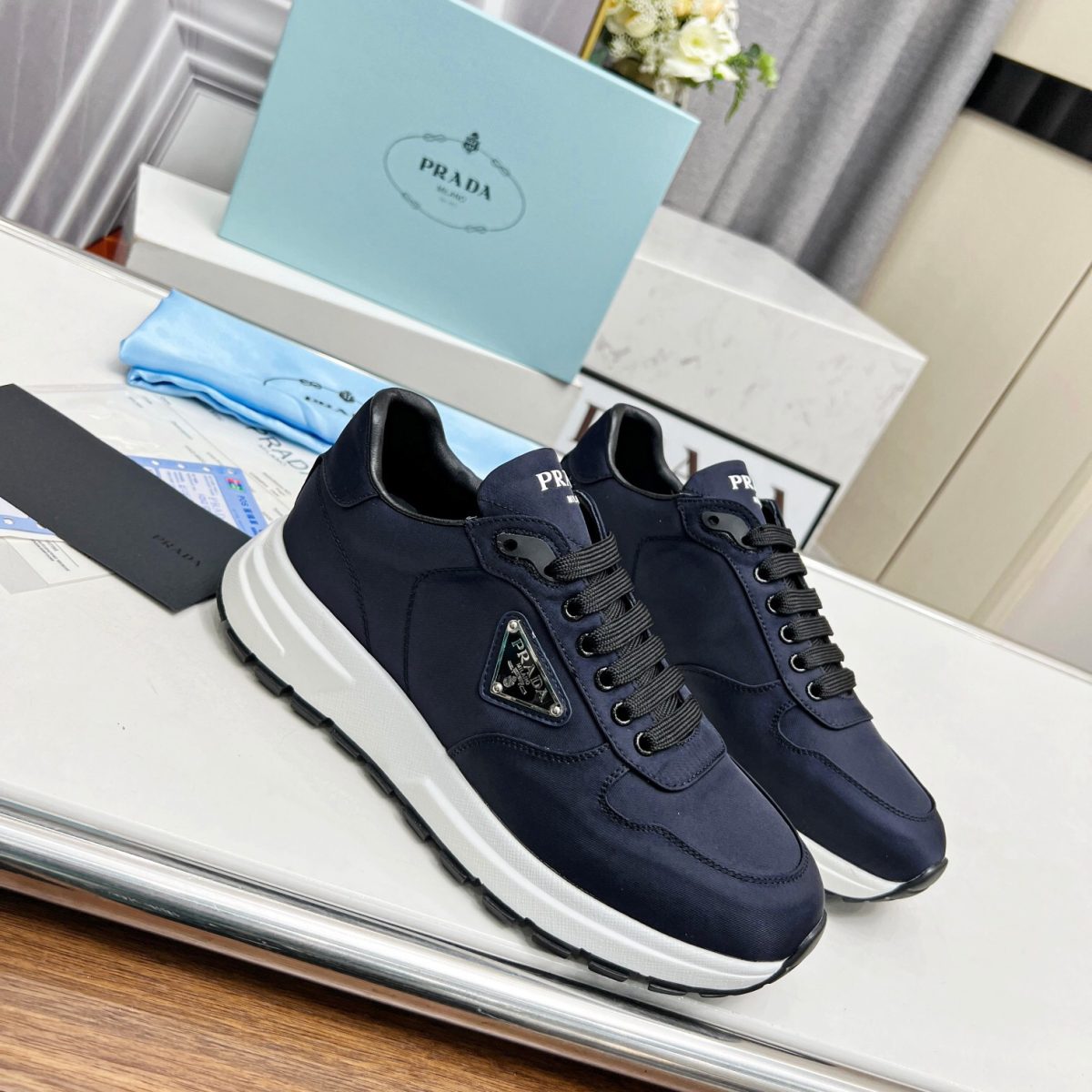 Prada 2024 New Prax 01 Re-Nylon Sneaker Size 36-46 - Image 1