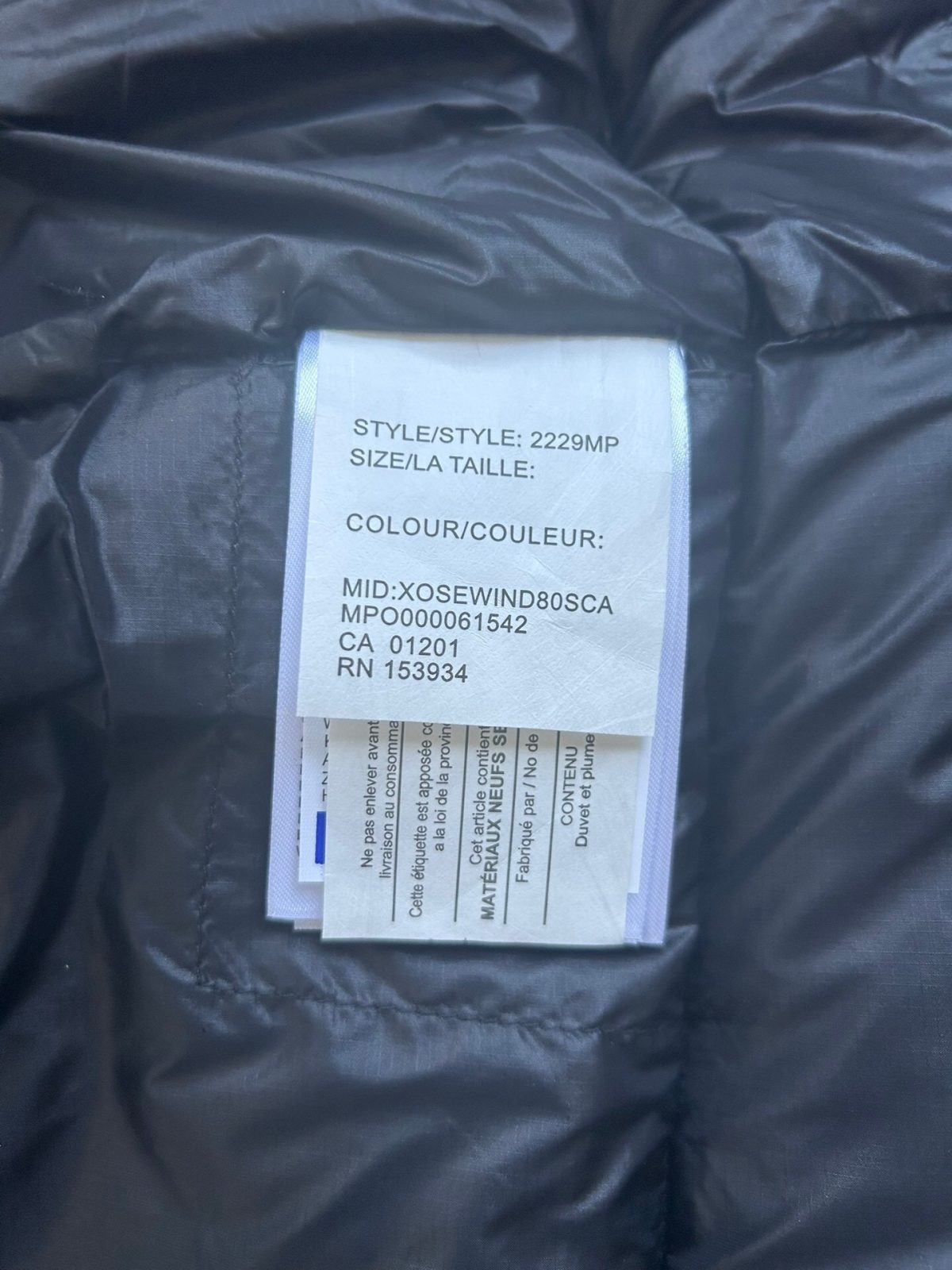 Canada Goose E2229 Crofton Vest-WD Men Winter Vest Size S-XXL - Image 9