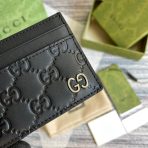 Gucci GG Gucci Signature card case Size 10*7cm Style: 473927 - Image 5