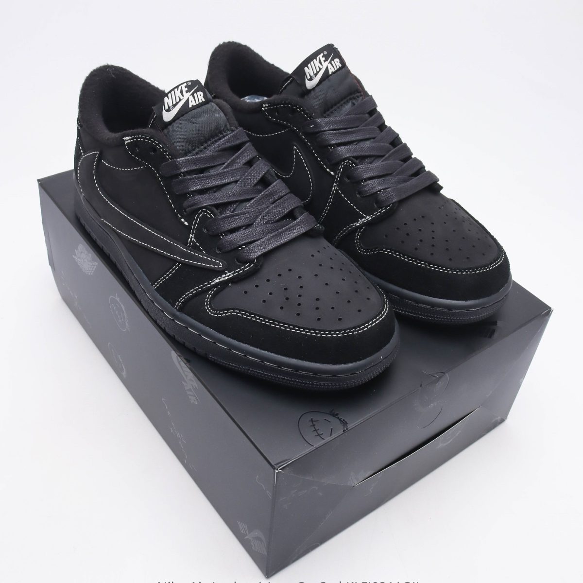 Nike Air Jordan 1 x Travis Scott x Fragment Sneaker Size 36-46 - Image 1
