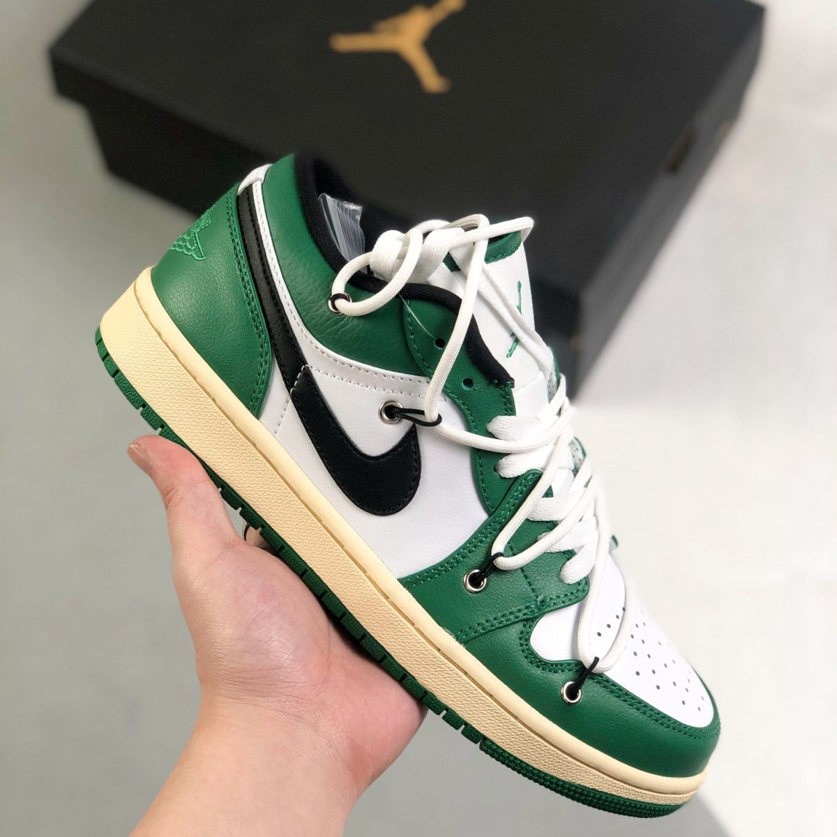 Nike Air Jordan 1 x OFF White Low Top Sneakers Shoes Gr. 36-46 - Image 1
