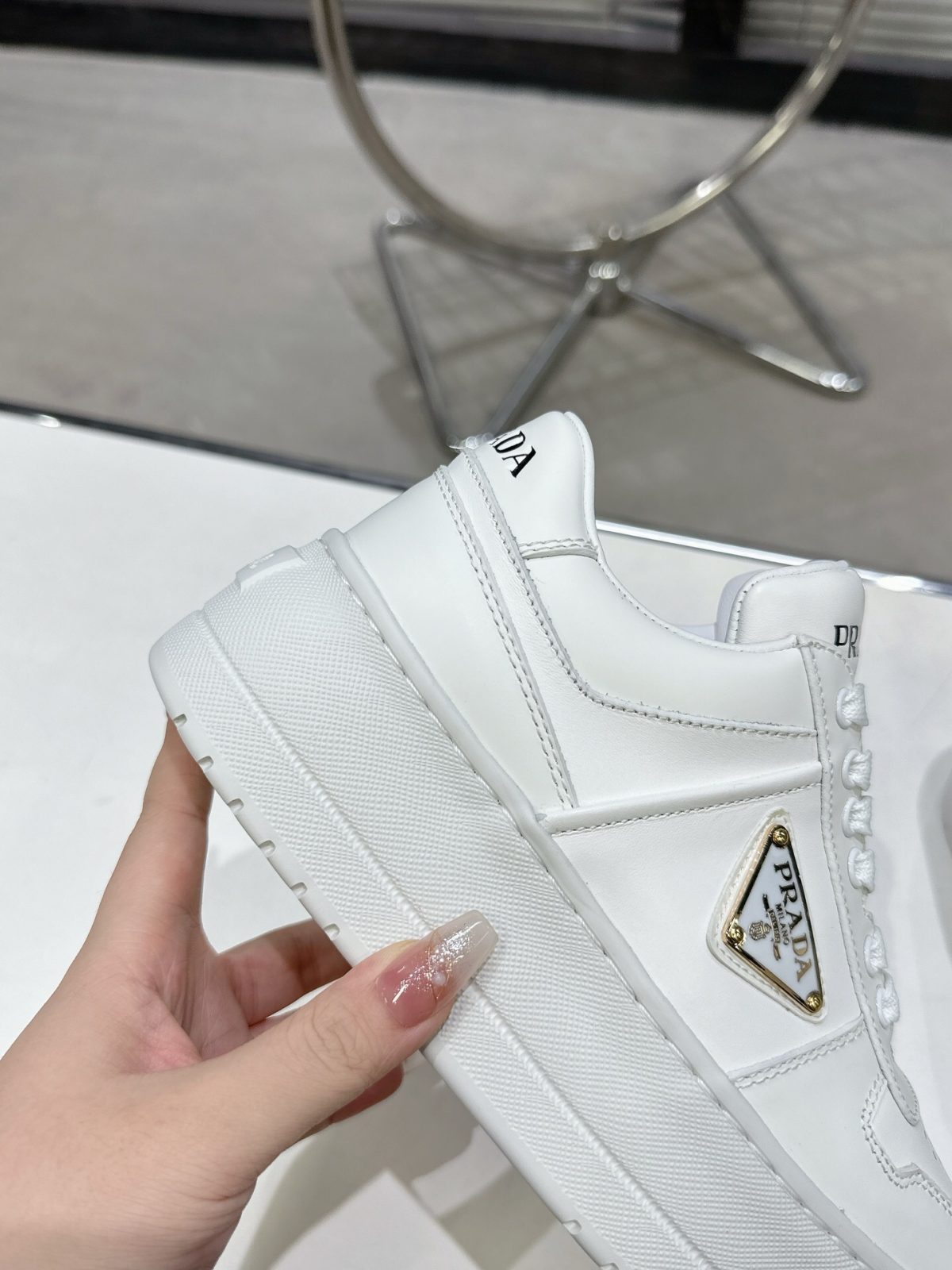 Prada 2024 New Downtown Bold leather sneaker Size 36-40 - Image 7