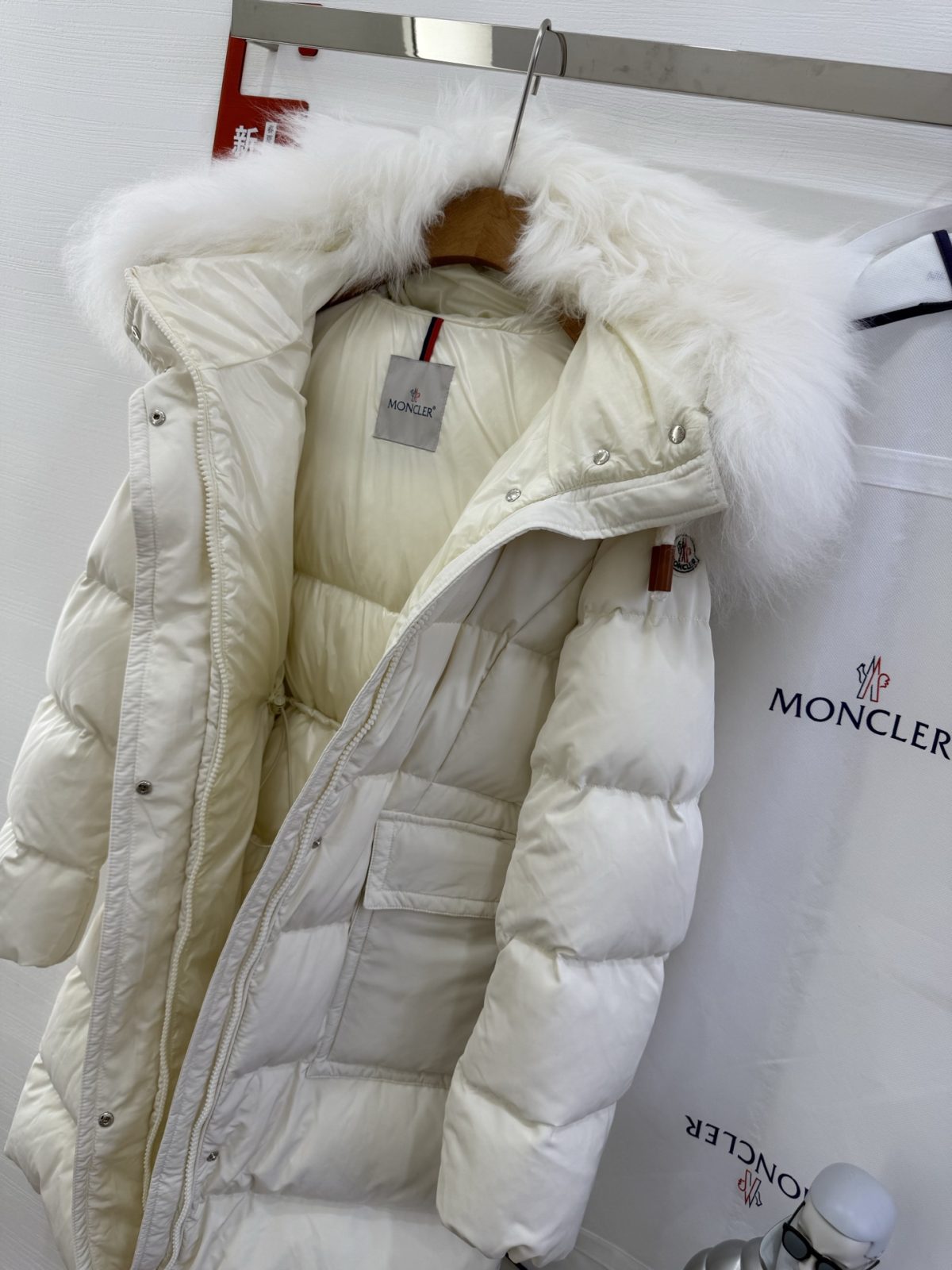 Moncler Women Bosona Long Down Jacket Size S-XL - Image 6