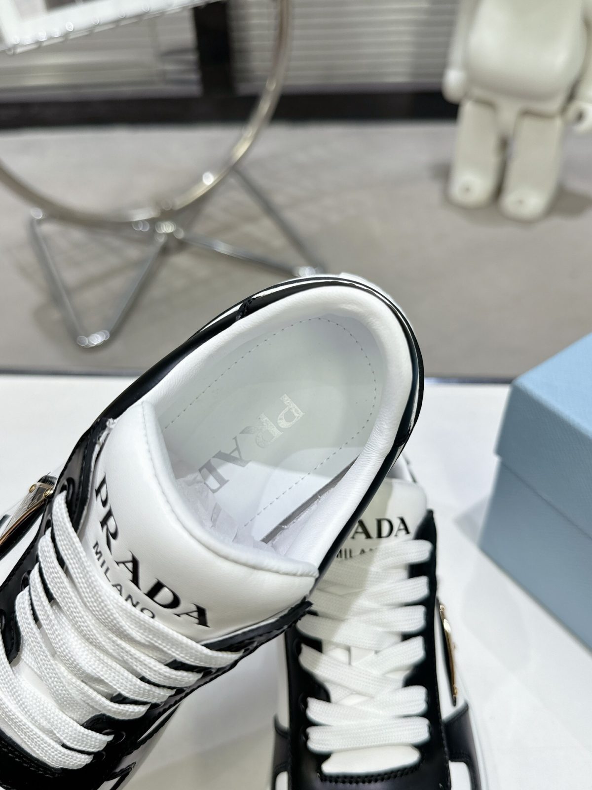 Prada 2024 New Downtown Bold leather Sneaker Size 36-41 - Image 6