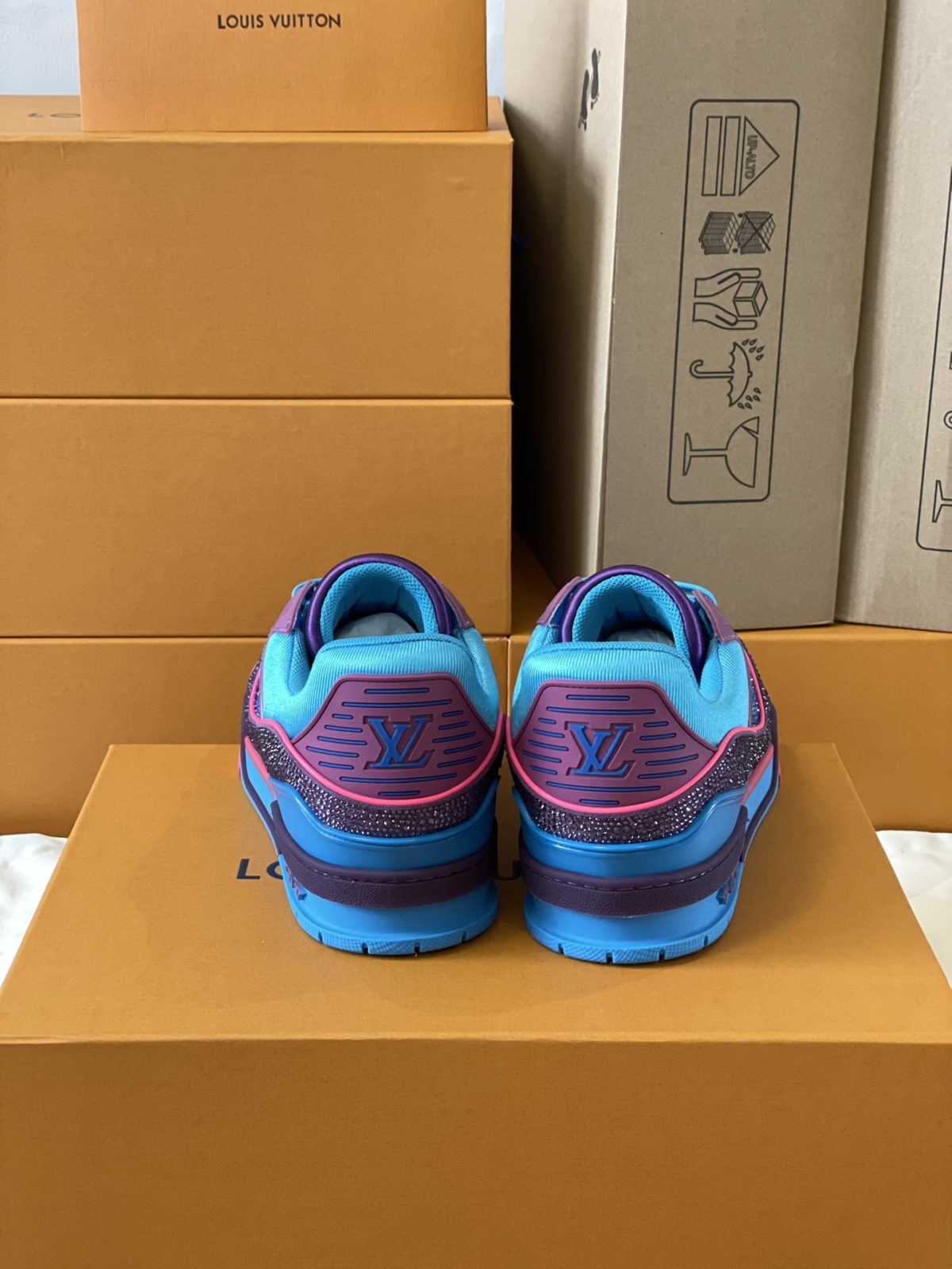 Louis Vuitton LV Trainer Diamond Sneaker Size 36-46 - Image 8