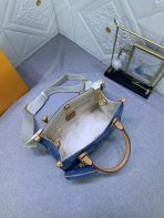 Louis Vuitton Monogram Reverse Giant Toron Denim Cowboy Women Shopping Bags 25*19*11.5cm - Image 9