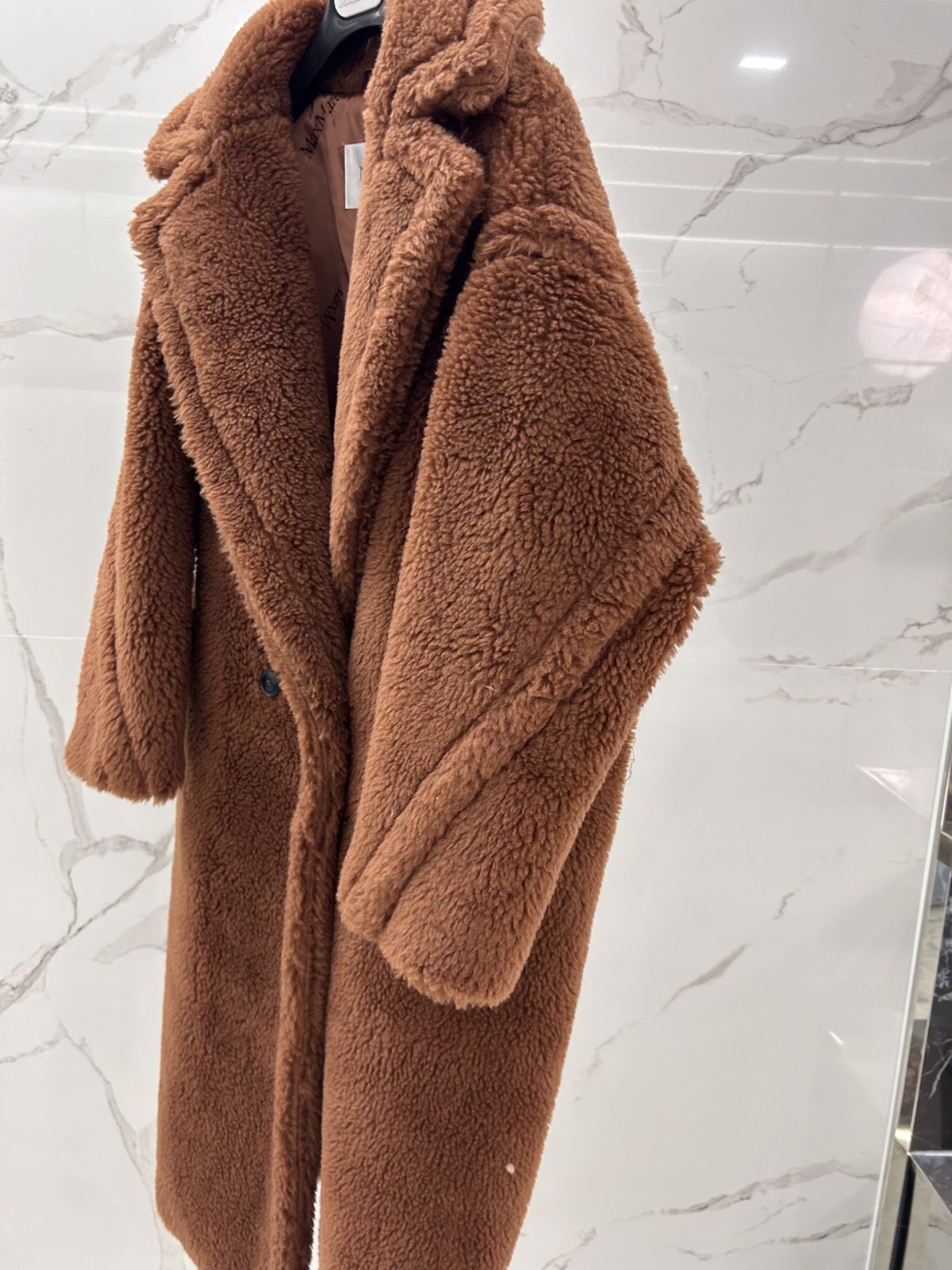 Max Mara Teddy fur long coat Size XS-M - Image 5