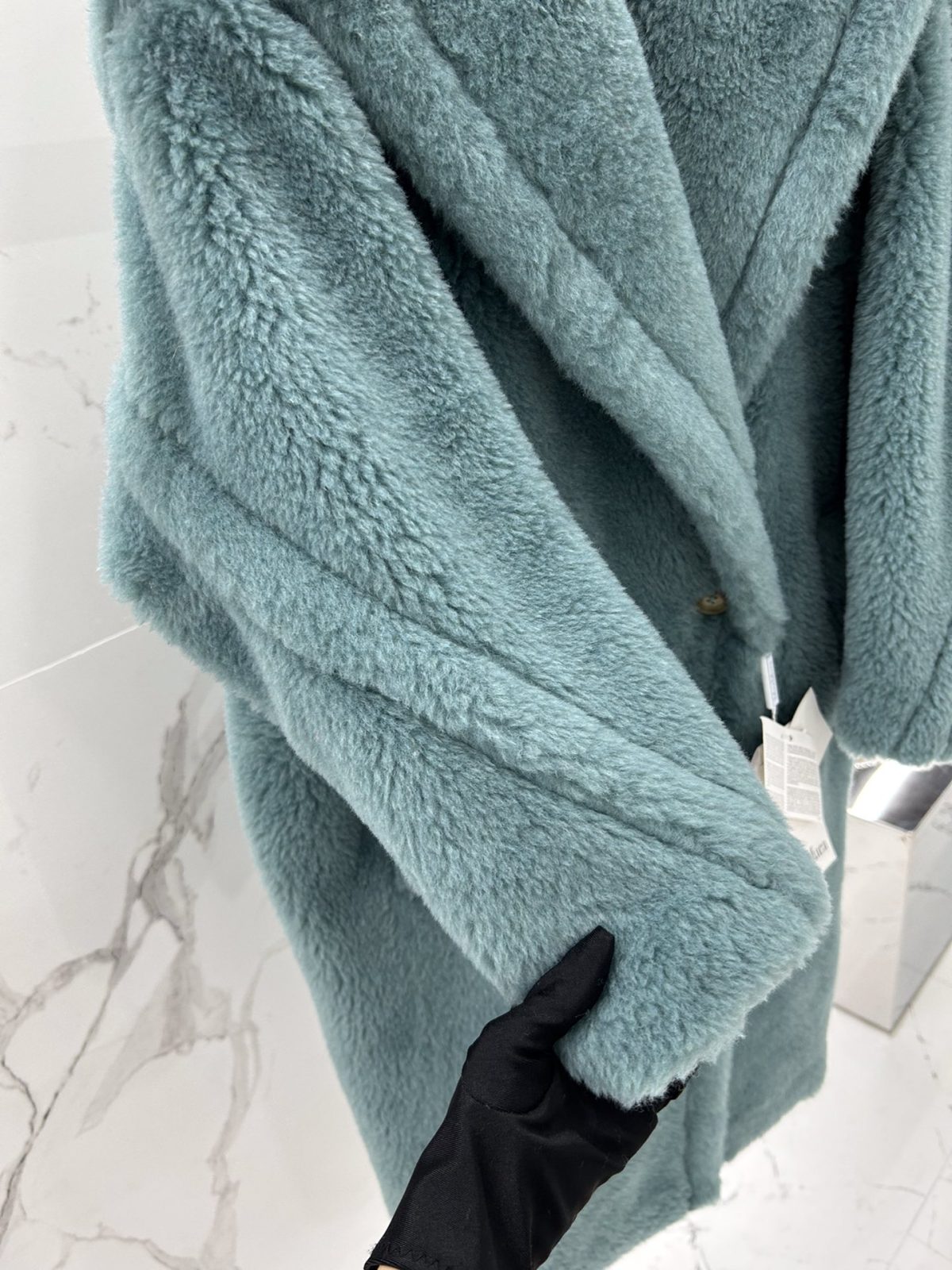 Max Mara Teddy fur long coat Size XS-M - Image 4