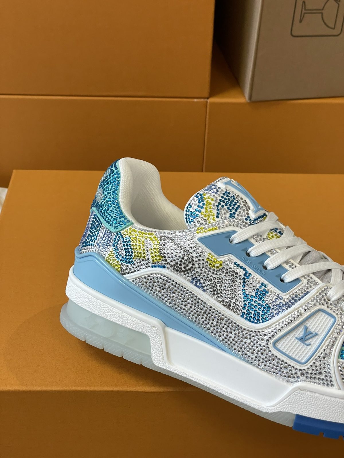 Louis Vuitton LV Trainer Diamond Sneaker Size 36-46 - Image 6