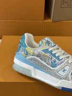 Louis Vuitton LV Trainer Diamond Sneaker Size 36-46 - Image 6