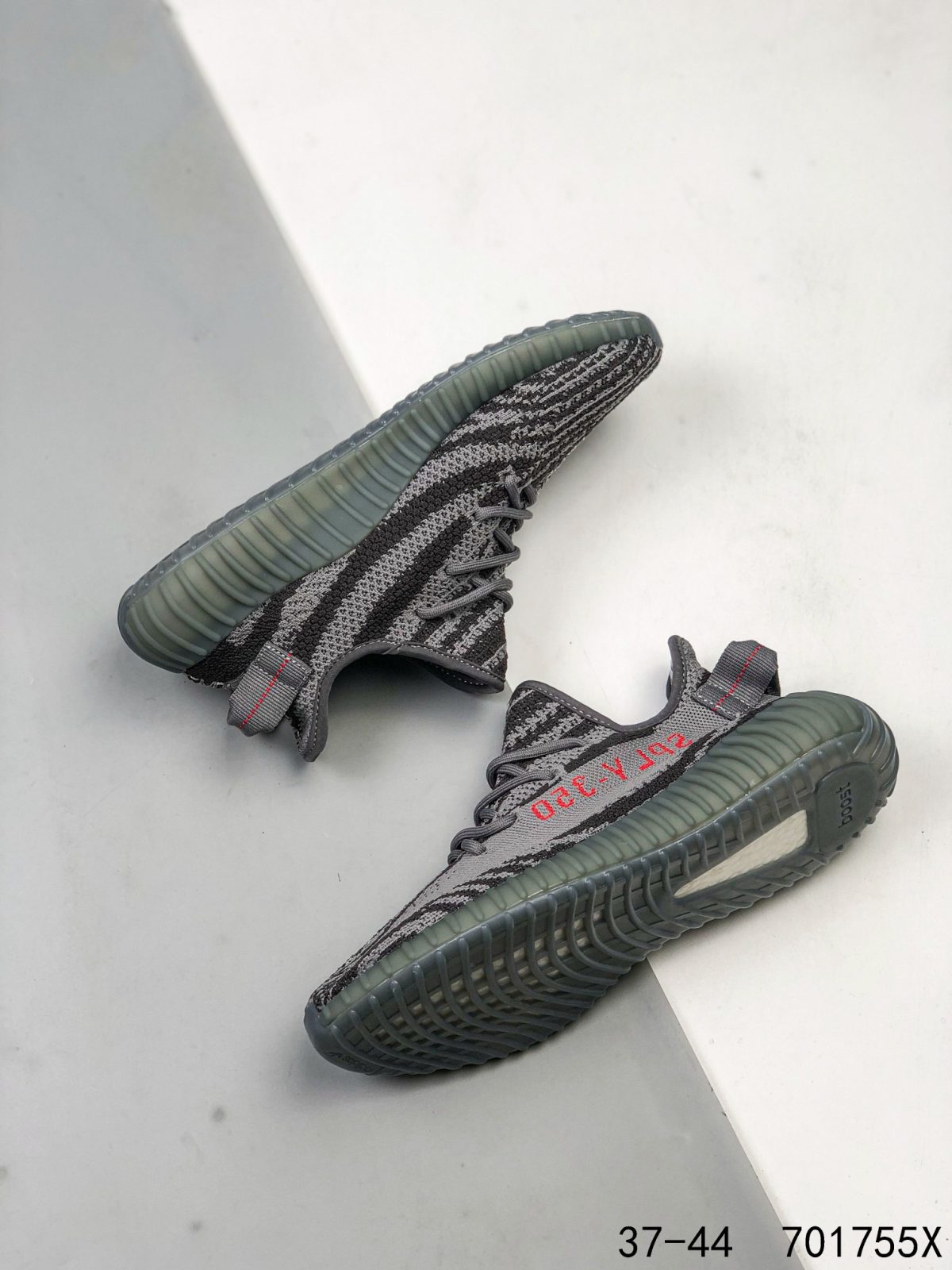 Yeezy 350 Boost 350 V2 Mens/Women Sneakers Shoes Dark Gray 36 - 45 - Image 6