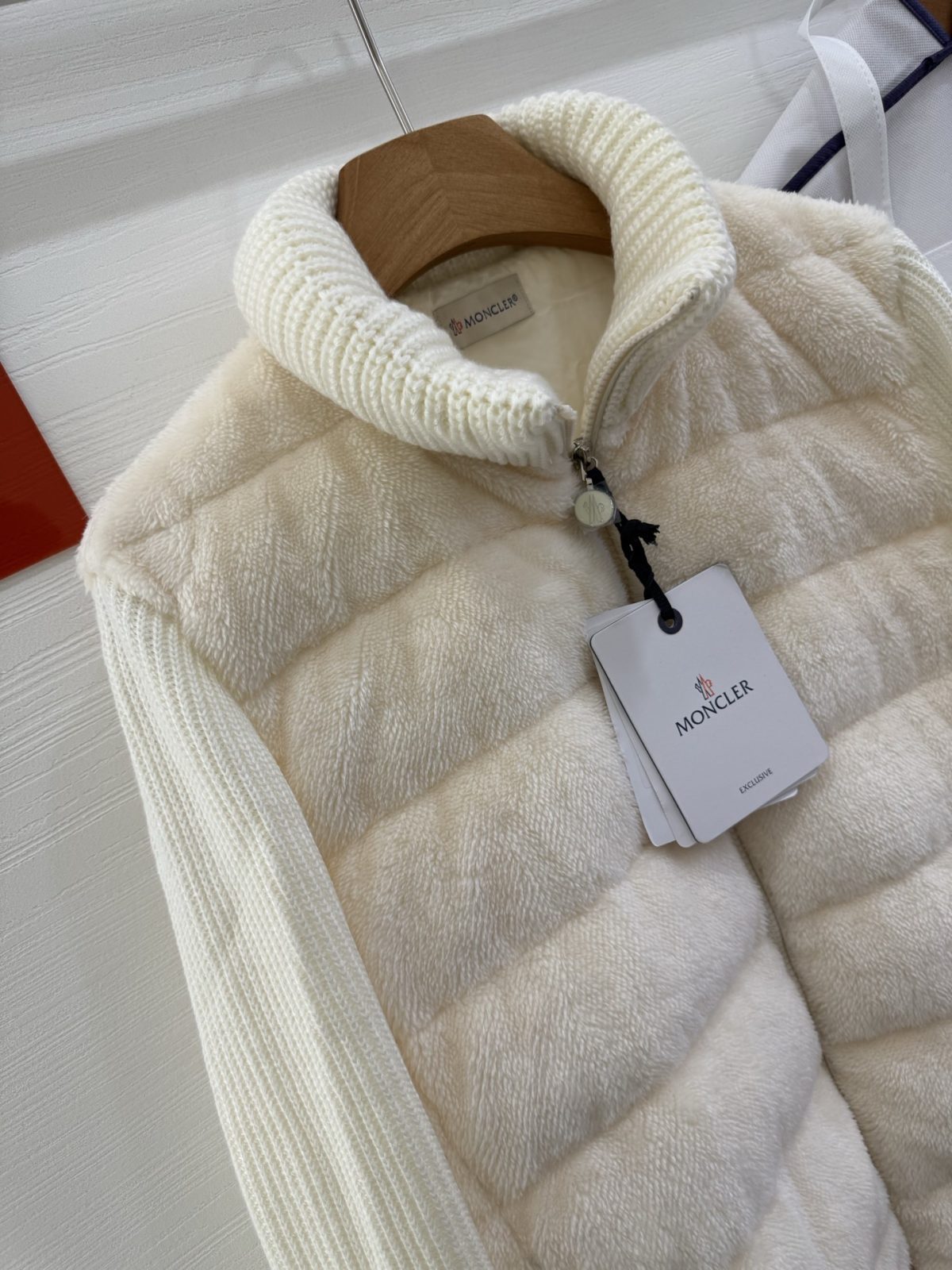 Moncler 25SS Teddy bear fur Women Down Jacket Size S-XL - Image 5