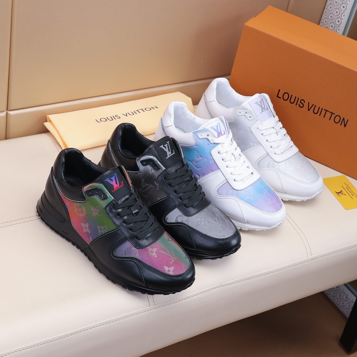 Louis Vuitton Run Away Sneaker For Men Size 39-45 4-Color - Image 1