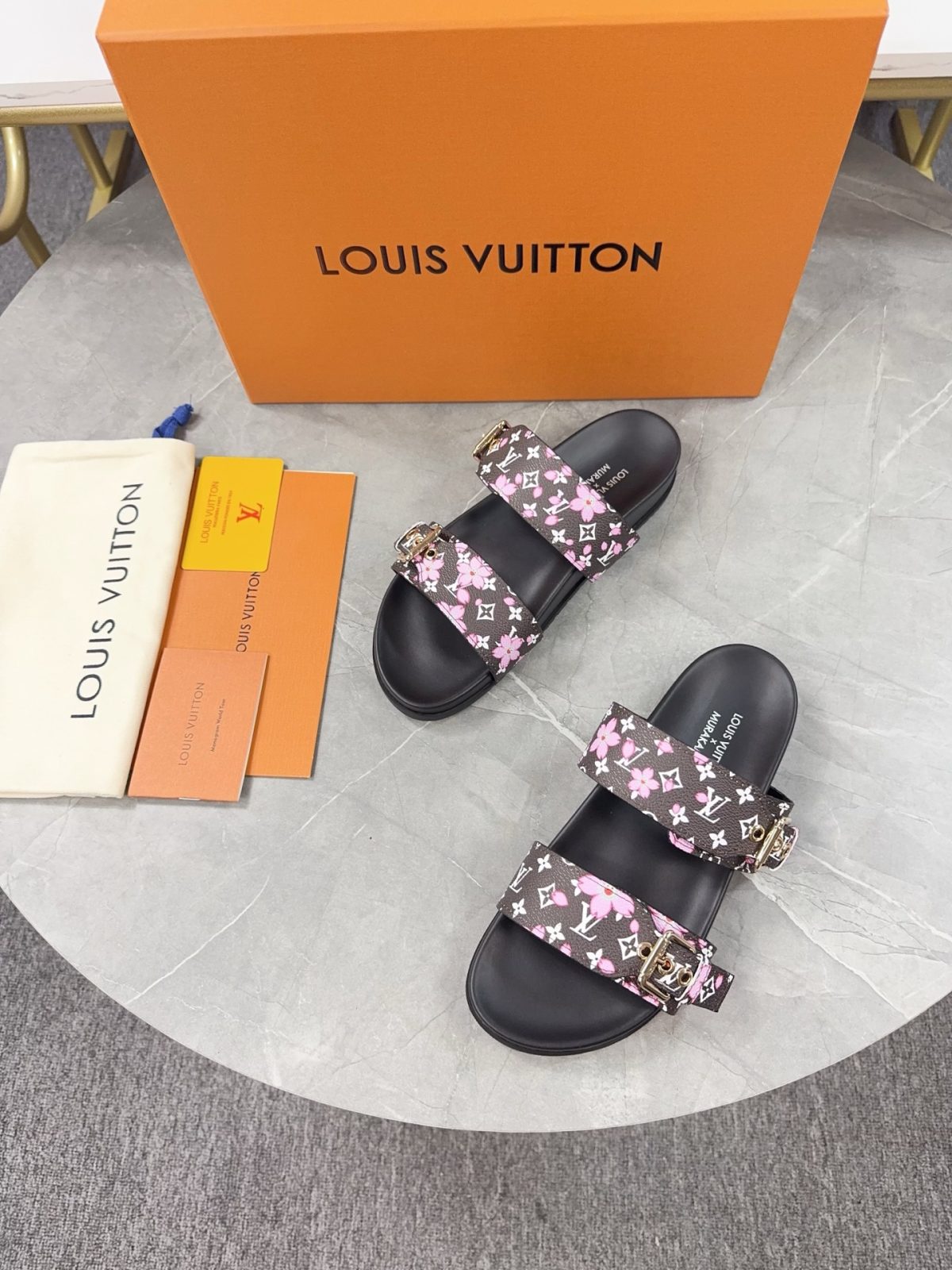 Louis Vuitton Pool Pillow Flat Comfort Slippers Size 36-46 - Image 3