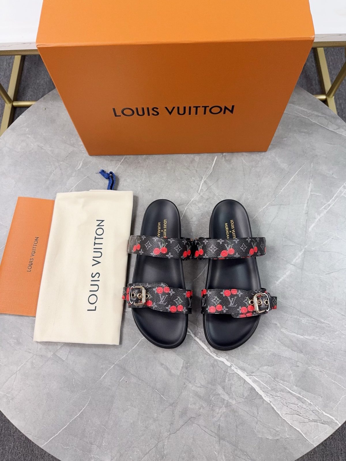 Louis Vuitton Pool Pillow Flat Comfort Slippers Size 36-46 - Image 1