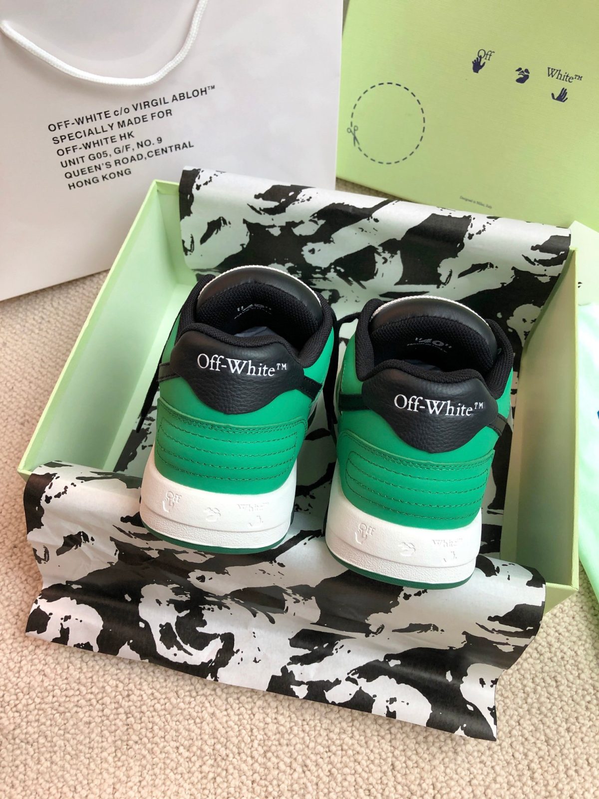 OFF White Out of Office Calf Leather Sneaker Size 36-45 - Image 2
