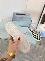 Prada 2024 Women Embroidered fabric slip-on Shoes Loafers Size 36-41 - Image 3