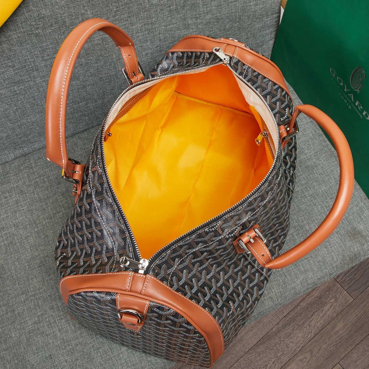 Goyard Bowling Travel Bags Size 48*28*22cm - Image 7