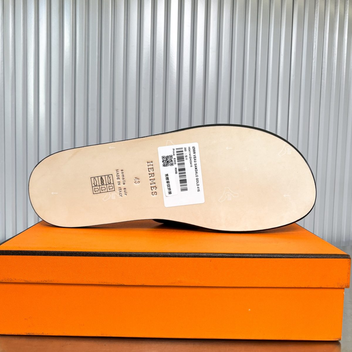 Hermes lzmir Sandals Size 40-45 - Image 6