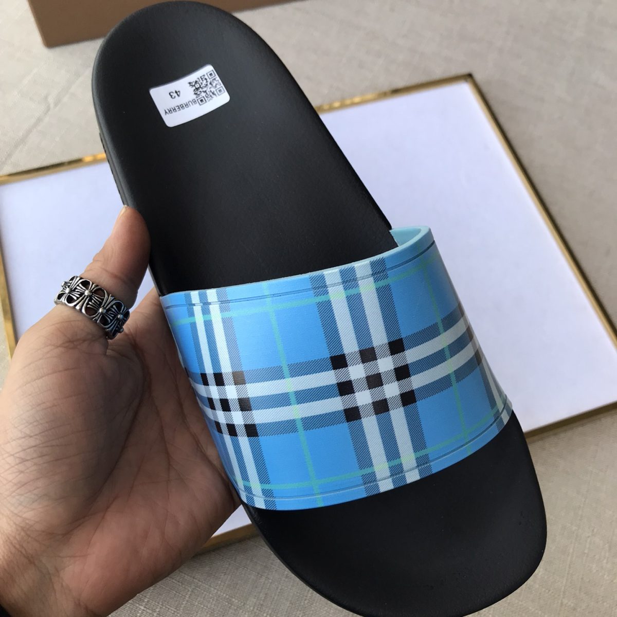 Burberry Mens Women Sandals Gr. 36-46 - Image 5