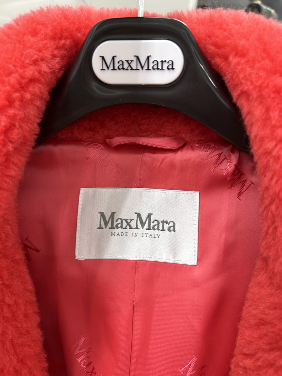 Max Mara Teddy fur long coat Size XS-M - Image 8