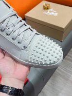 Christian Louboutin Lou Spikes High-Top Sneaker Size 36-46 - Image 7