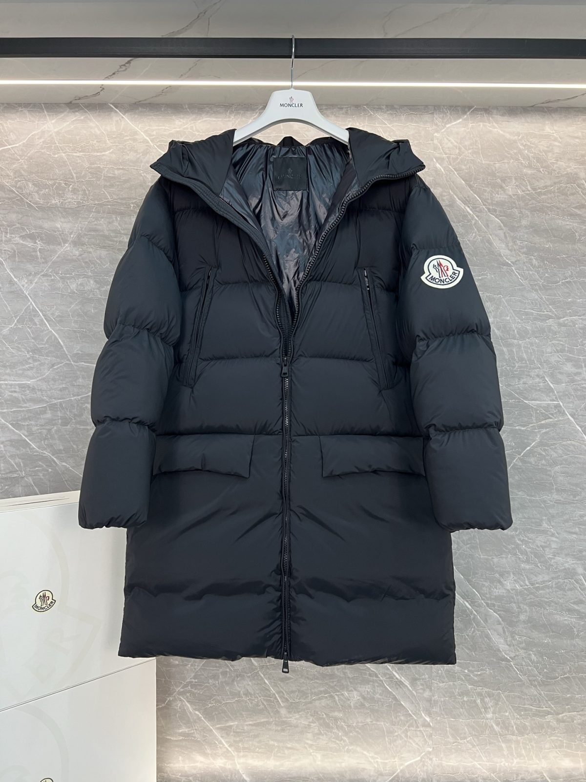Moncler Unisex Bosona Long Down Jacket Size S-XXL - Image 8