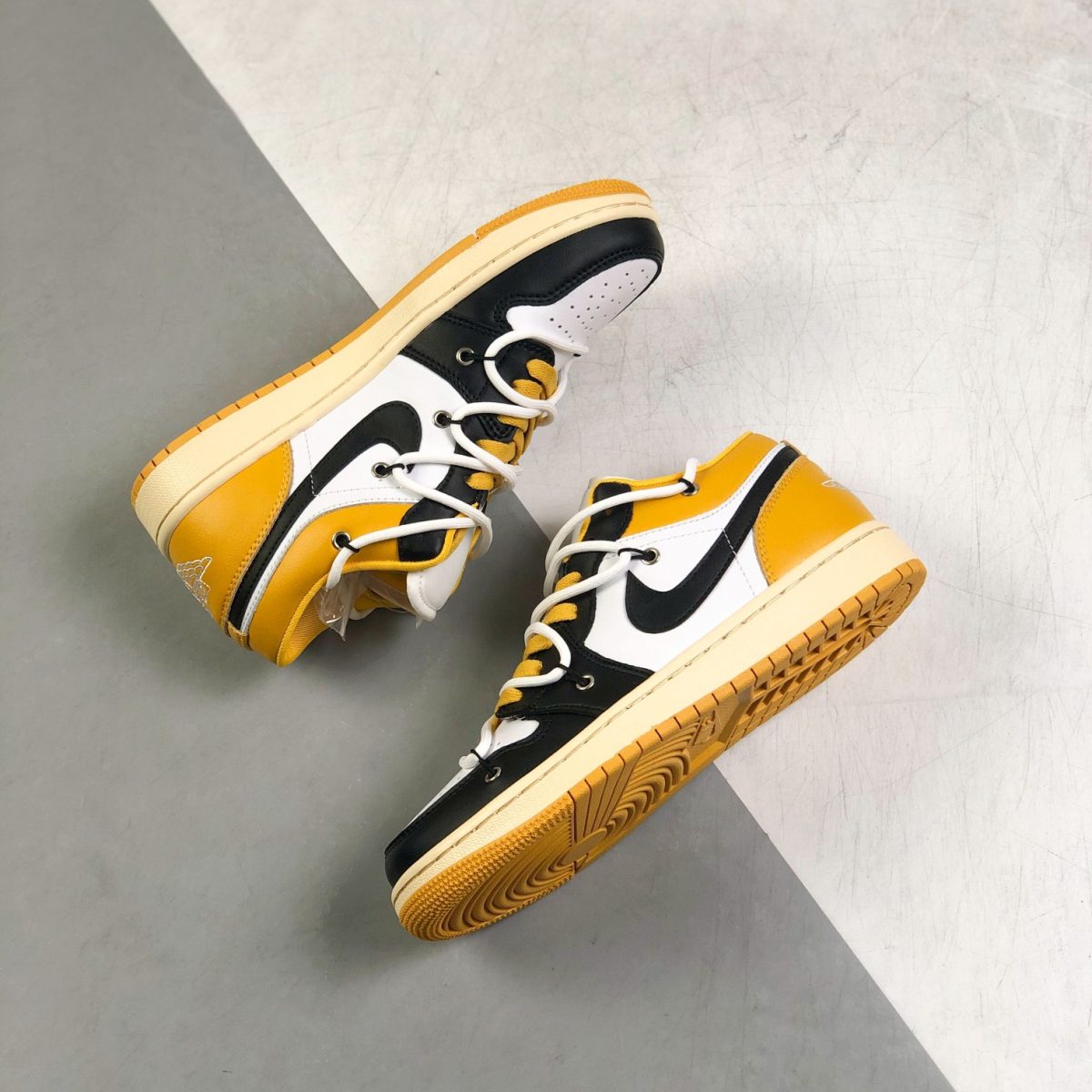 Nike Air Jordan 1 x OFF White Low Top Sneakers Shoes Gr. 36-46 - Image 5