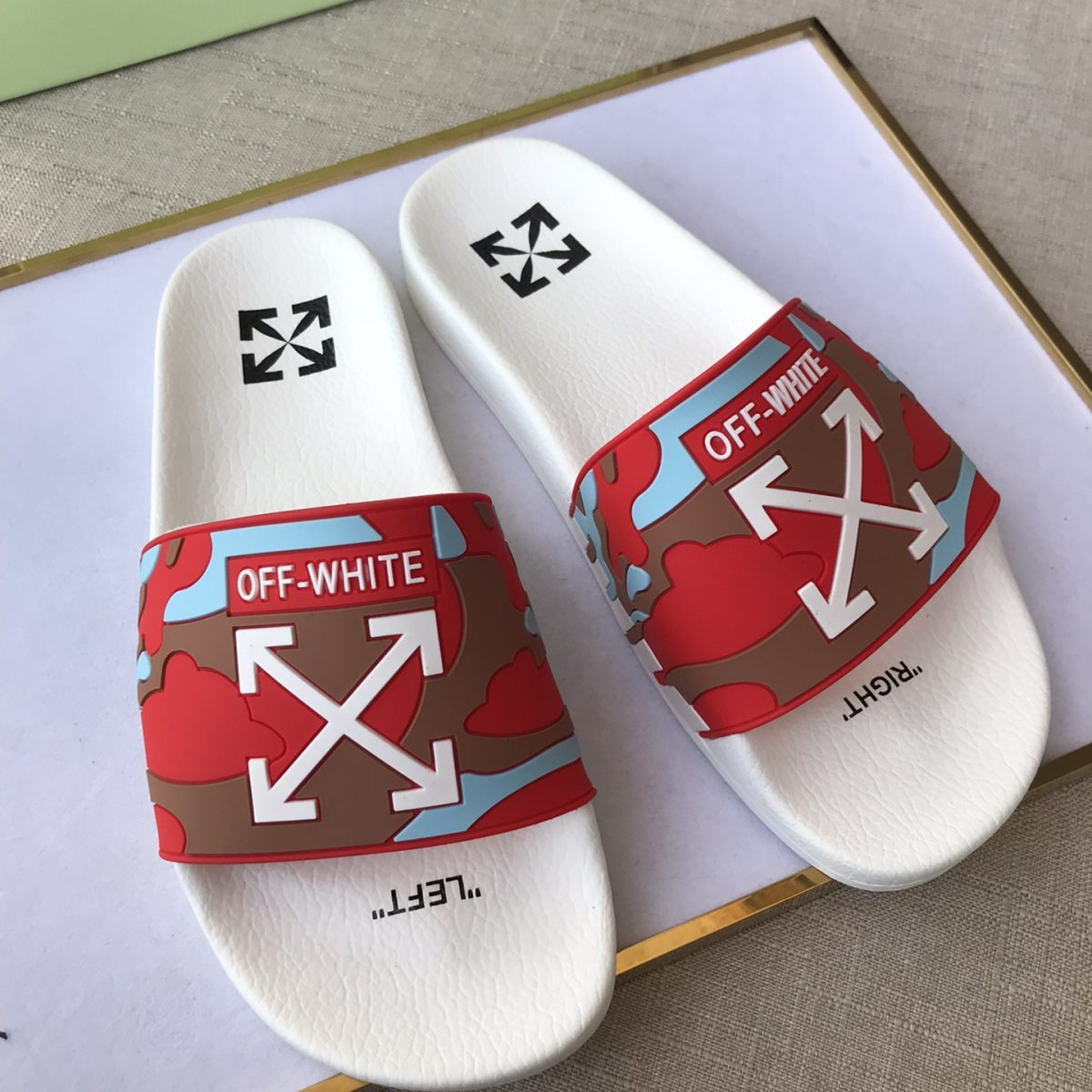 OFF White Mens Women Sandals Gr. 36-46 - Image 7