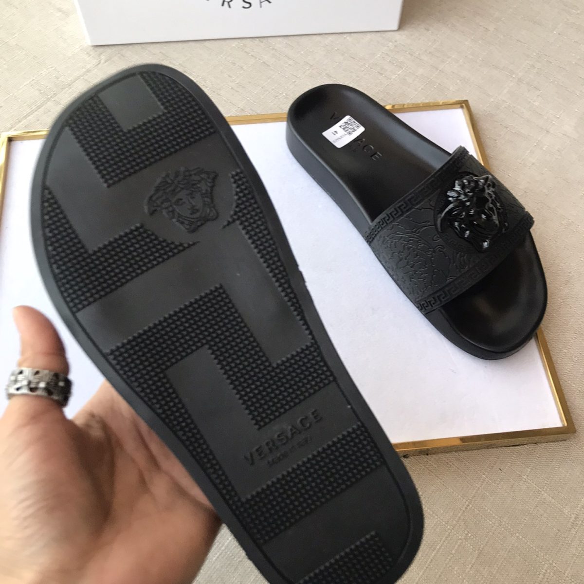 Versace Mens Women Sandals Gr. 36-46 - Image 6