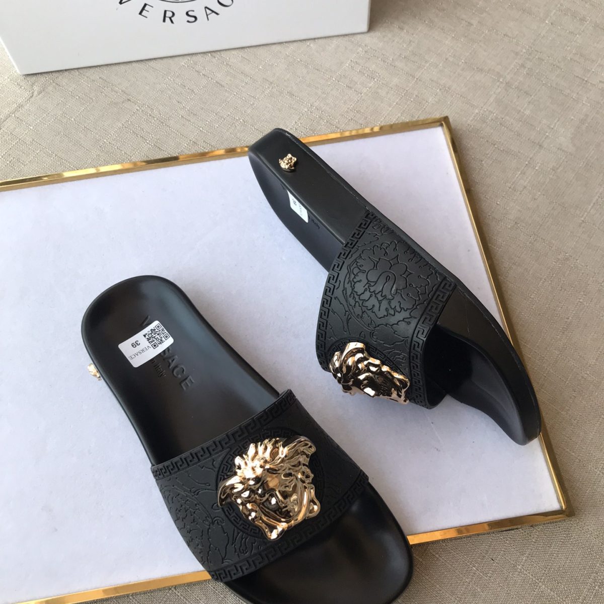 Versace Mens Women Sandals Gr. 36-46 - Image 9