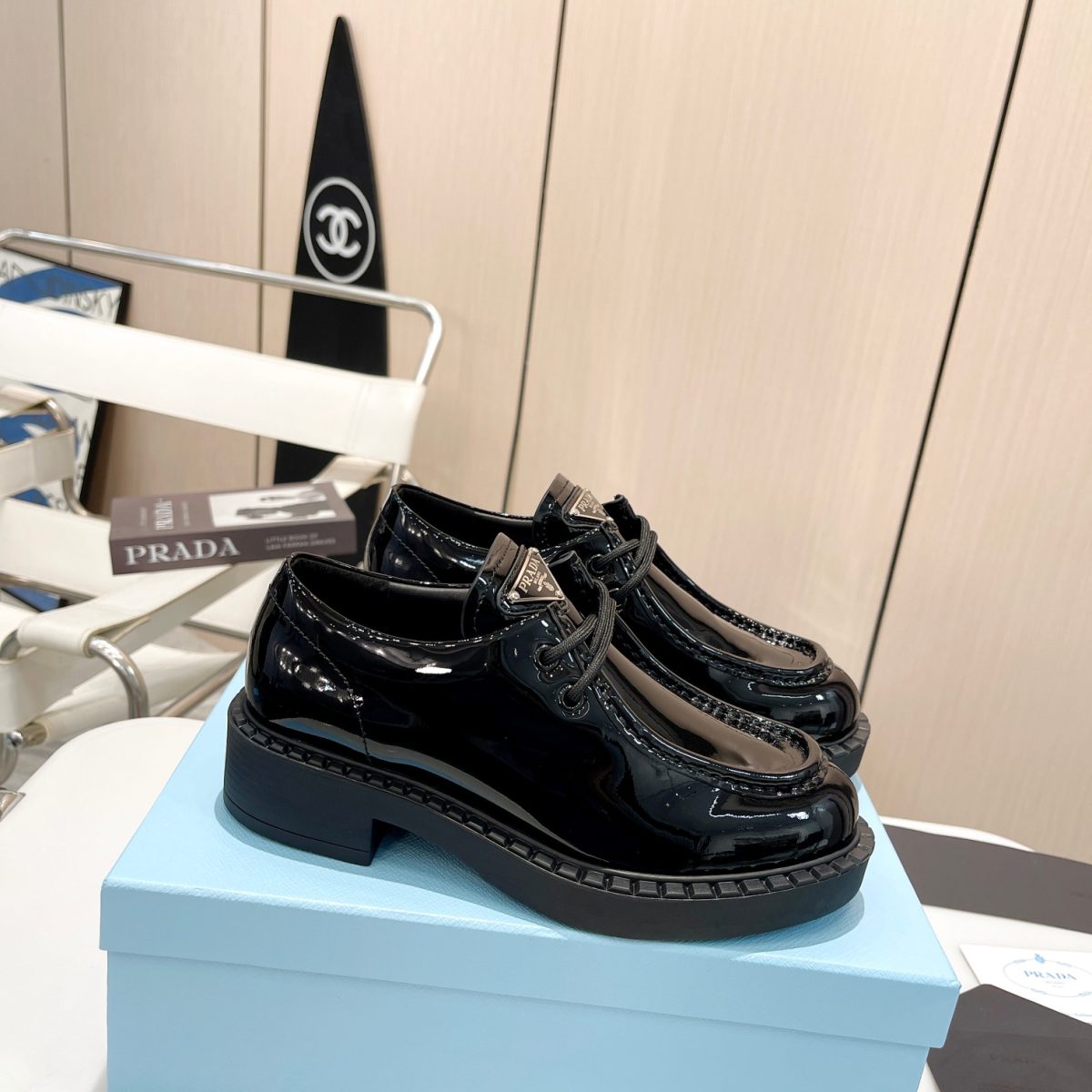 Prada New Women Loafers Size 35-41 - Image 1