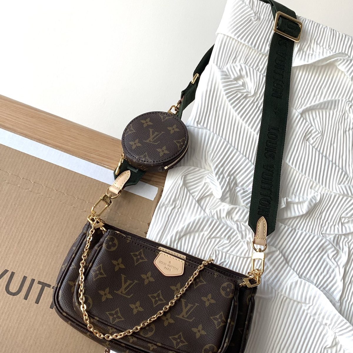 Louis Vuitton M44813 Multi Pochette Accessoires Women Bags Size 24*13.5*4cm - Image 1
