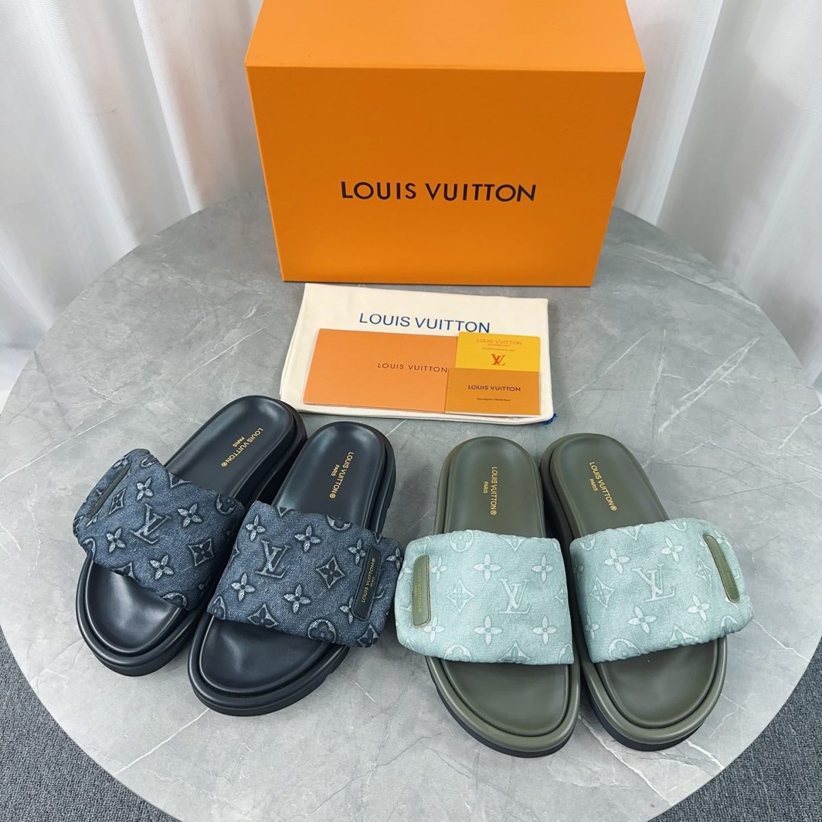 Louis Vuitton 2024ss Pool Pillow Comfort Slippers Size 36-45 - Image 1