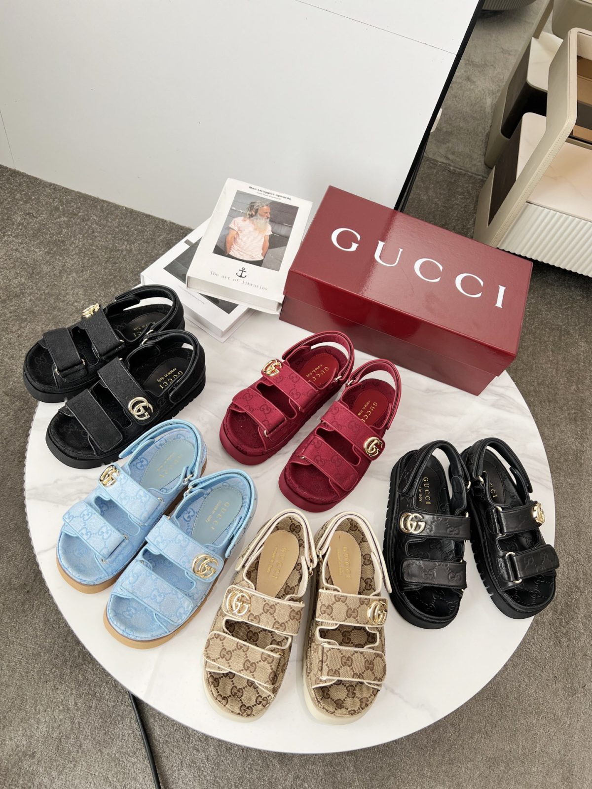 Gucci Women Thick soled Sandals Size 35-41 - Image 2