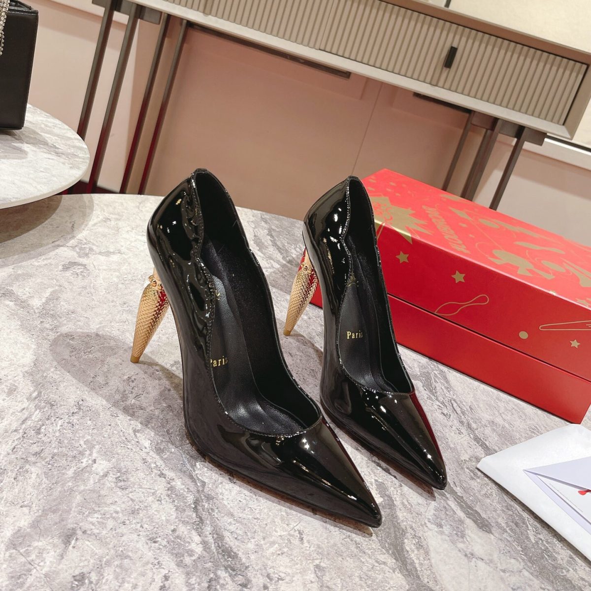 Christian Louboutin Lipchick Pumps Size 35-41 2-Color - Image 1