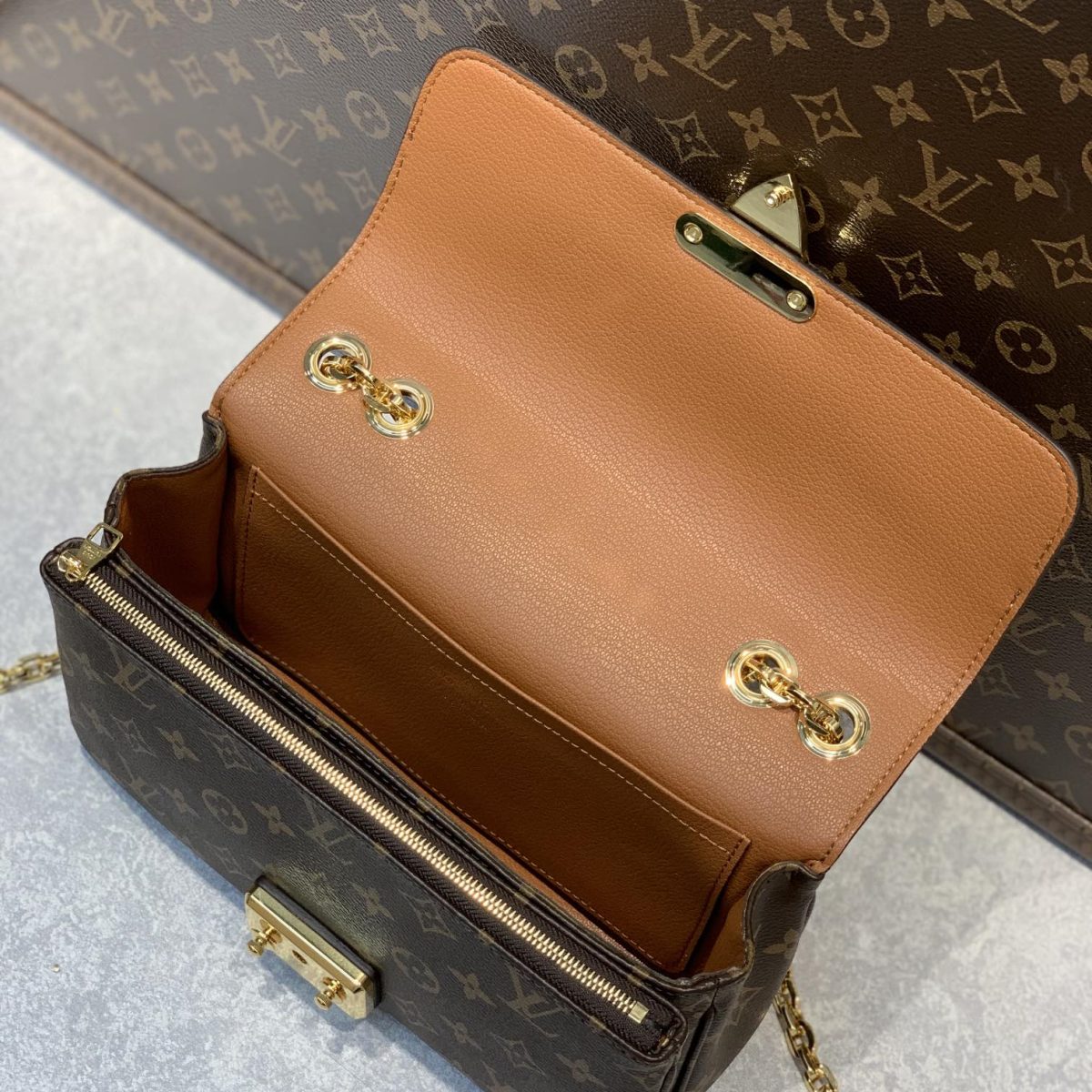 Louis Vuitton M46127 Marceau Women Bags Size 24.5*15*6.5cm - Image 9