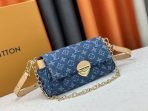 Louis Vuitton M45859 Favorite Denim Cowboy Shoulder Bags Size 24*14*9cm - Image 2