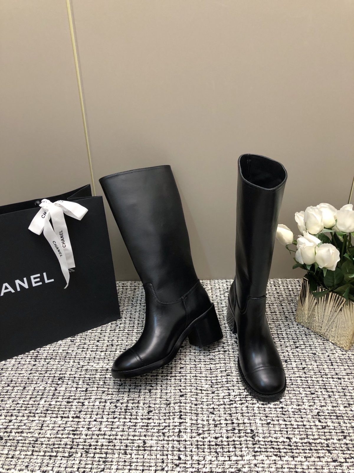 Chanel Women High Boots Size 36-41 - Image 4