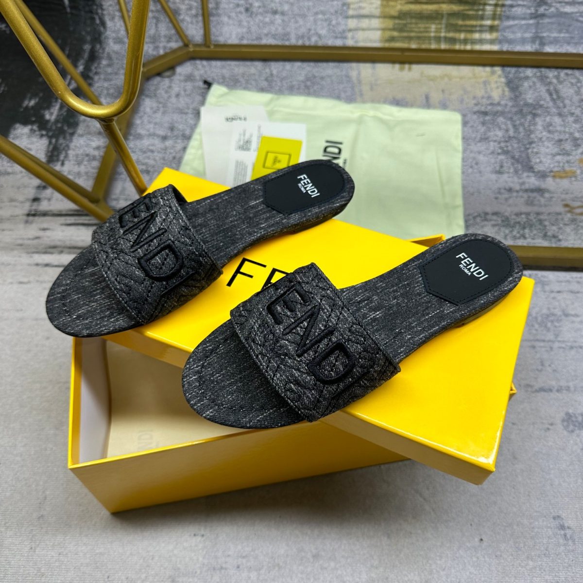 Fendi Slippers Size 36-42 - Image 1