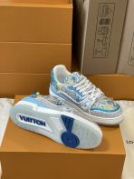 Louis Vuitton LV Trainer Diamond Sneaker Size 36-46 - Image 9