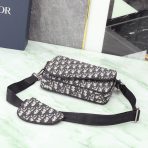 Dior Oblique Men Shoulder Bags Size 18*25*5cm - Image 4