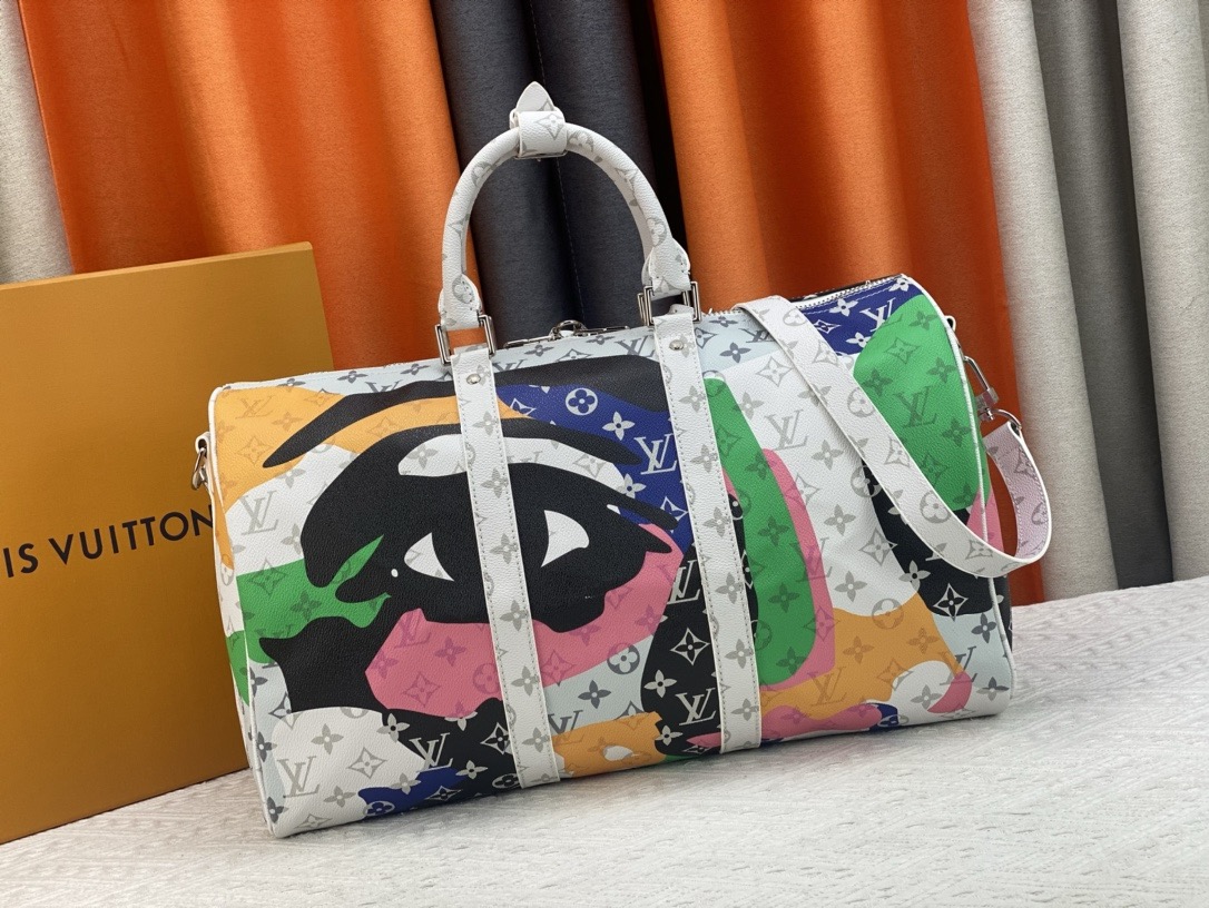 edfc66b25338dfa3.jpg Louis Vuitton Keppall Travel Bags 50*29*23cm - Image 4