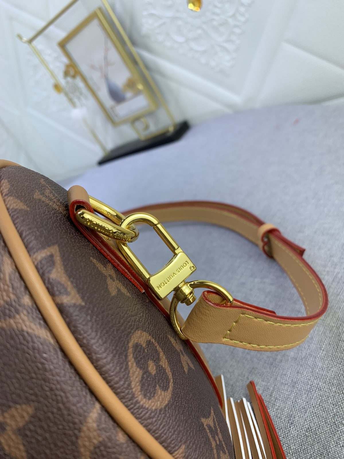 Louis Vuitton Monogram Eclipse Reverse Keepall 25 Travel Bags Size 25*15*11cm - Image 7