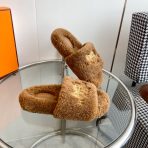 Hermes 23fw Women Winter Slippers Size 36-40 - Image 7