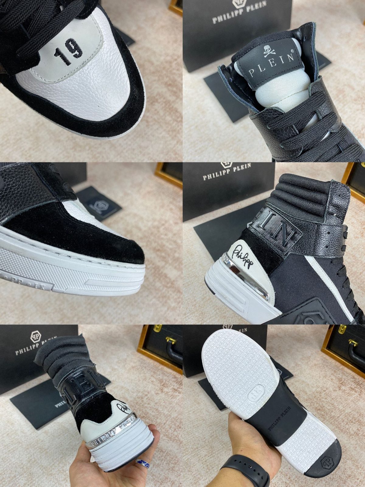 Philipp Plein Mens Outdoor Sneakers Shoes 38 - 45 - Image 8